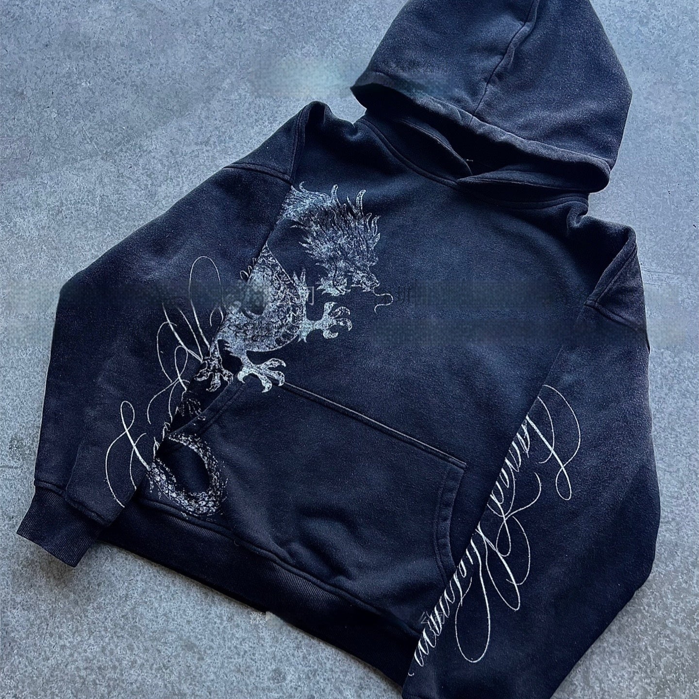 Sudadera Gráfica Dragon Gótico