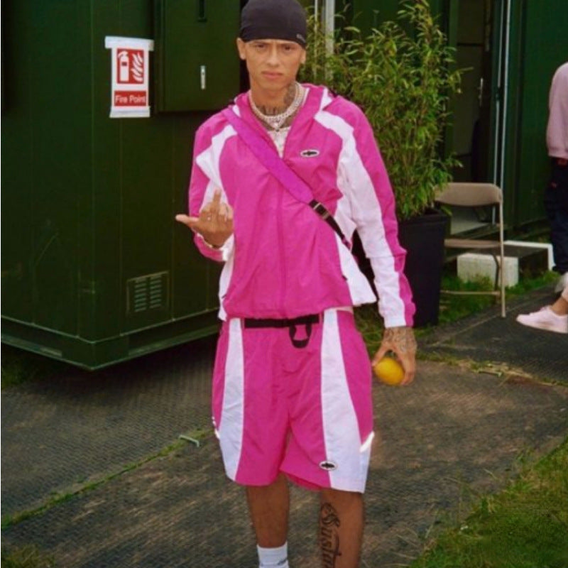 Stitching Jacket Coat American Street