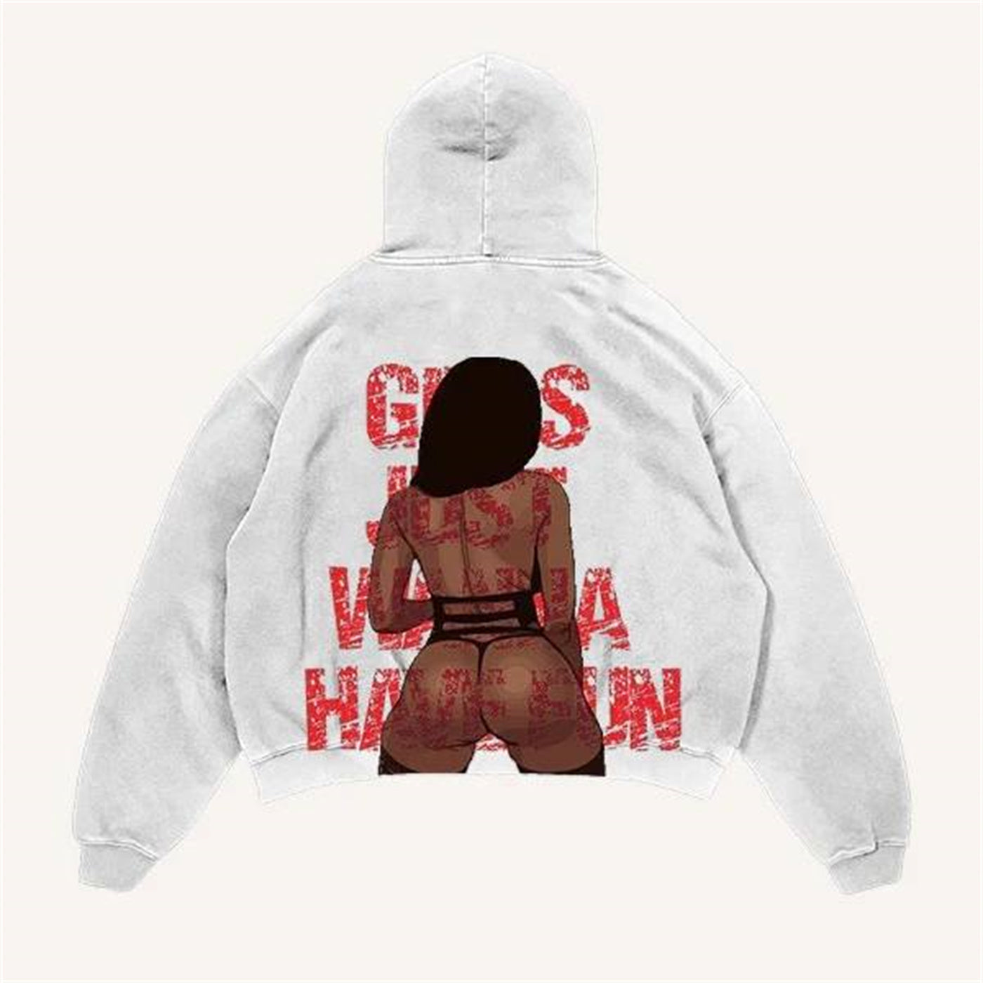 Fashion Casual Printed Polyester Sweater