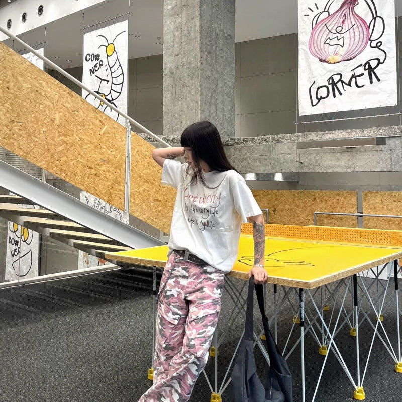 Pantalón Camo Bootcut