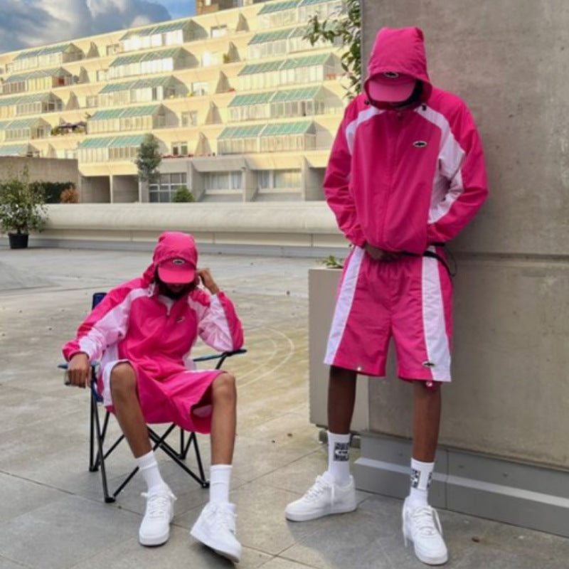 Stitching Jacket Coat American Street