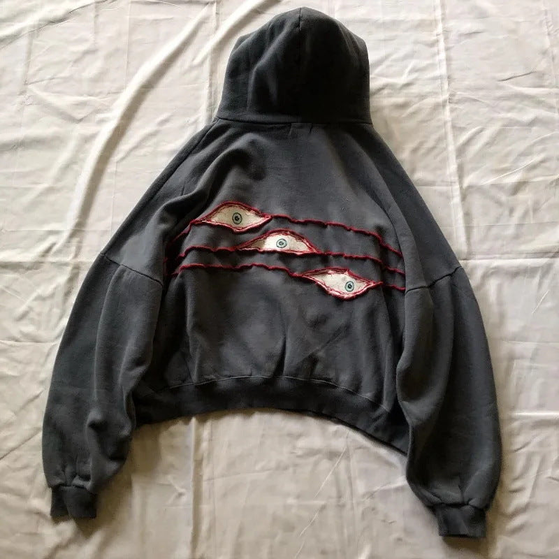 Sudadera Bordada Satoru Dark