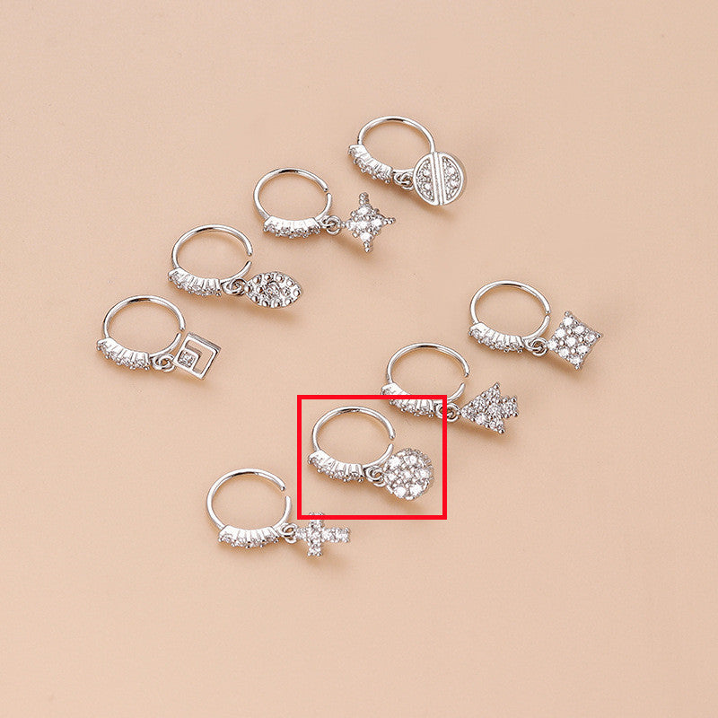 New Style Cross Nose Ring Fashion Piercing Jewelry