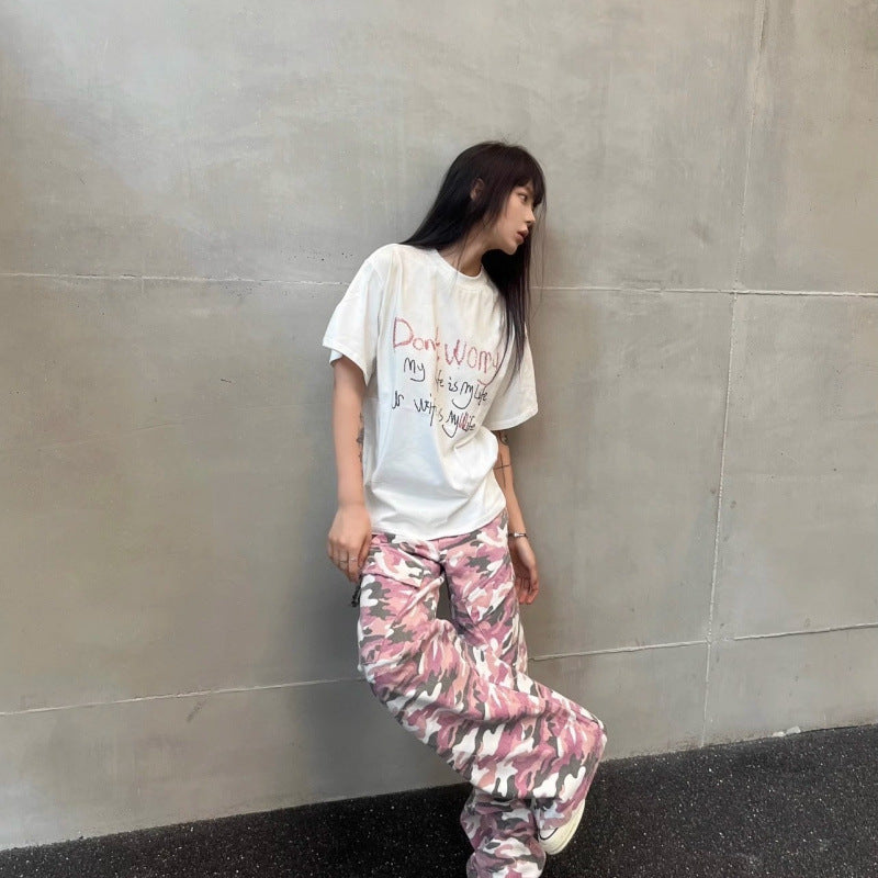 Pantalón Camo Bootcut