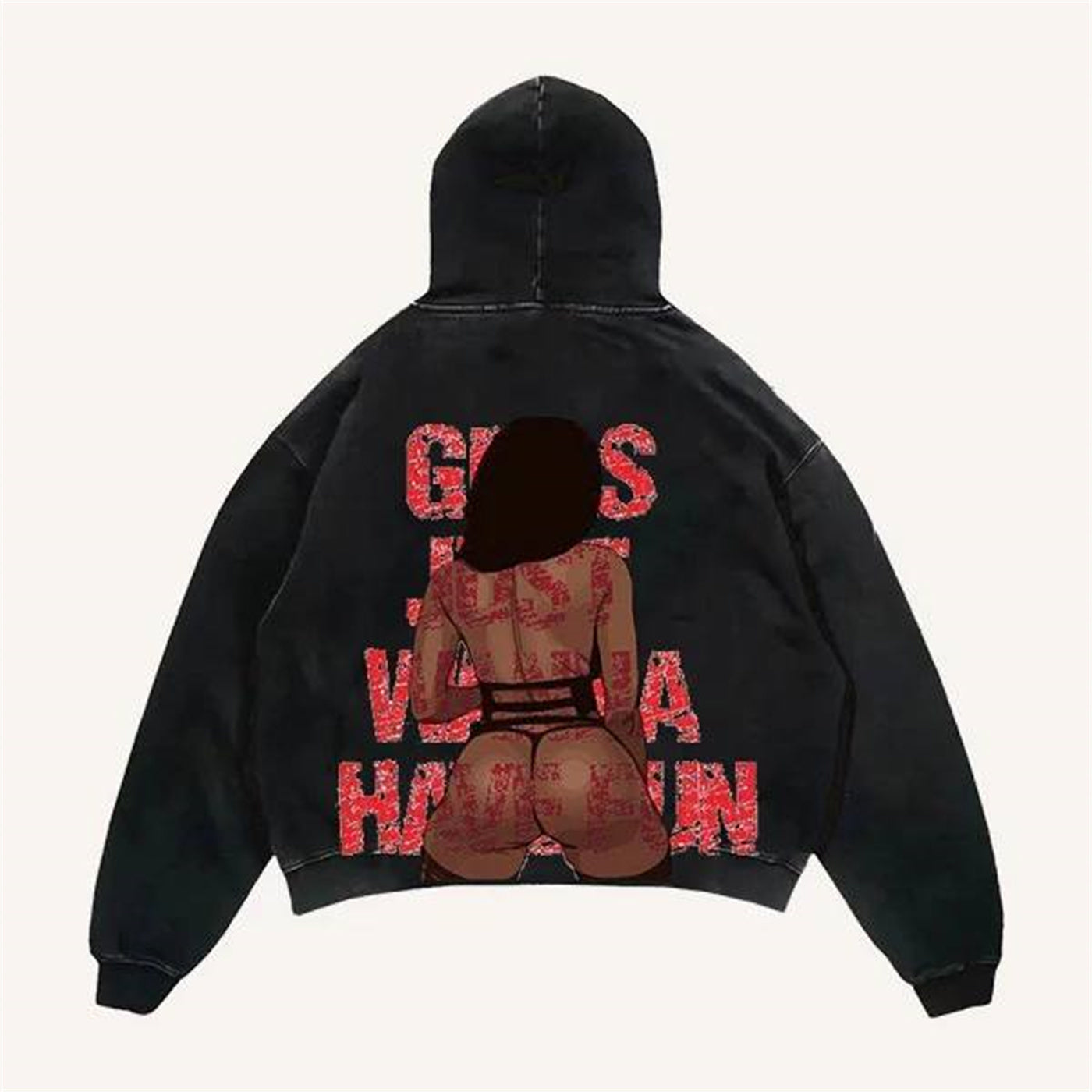 Fashion Casual Printed Polyester Sweater