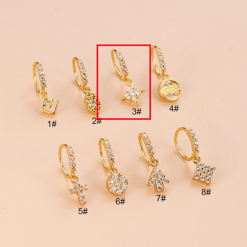 New Style Cross Nose Ring Fashion Piercing Jewelry