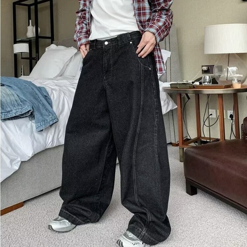 Pantalón Jean Baggy Lavado Oscuro