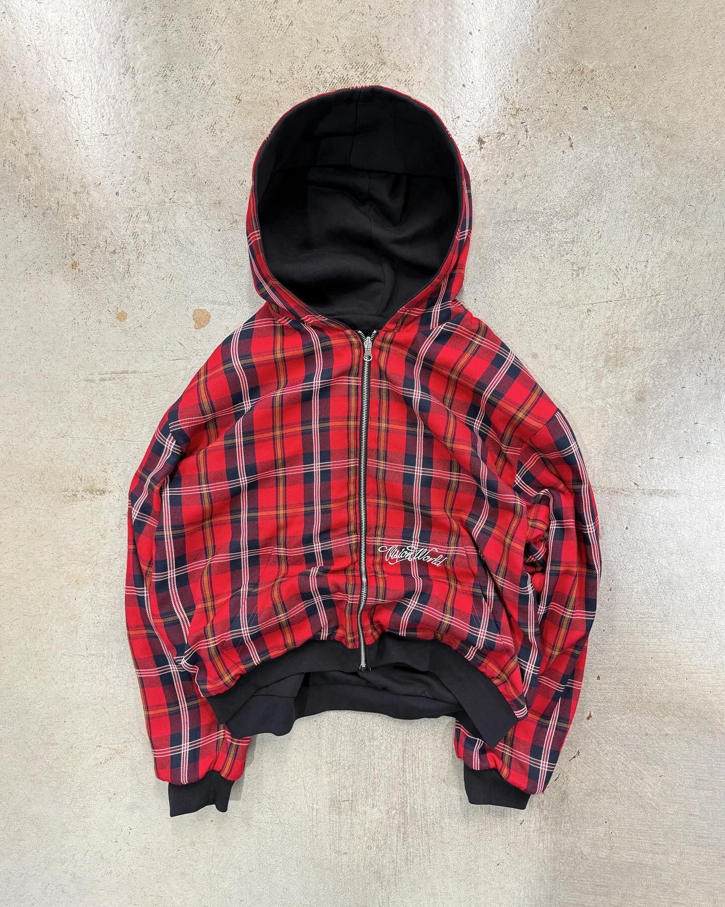 Sudadera Zip-Up Franela Reversible