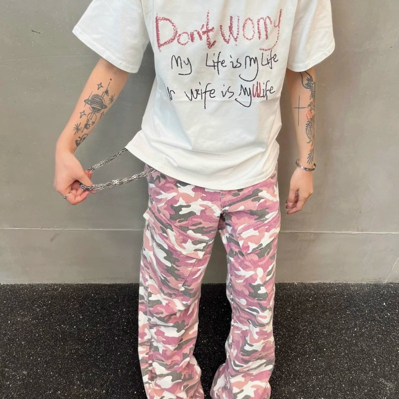 Pantalón Camo Bootcut