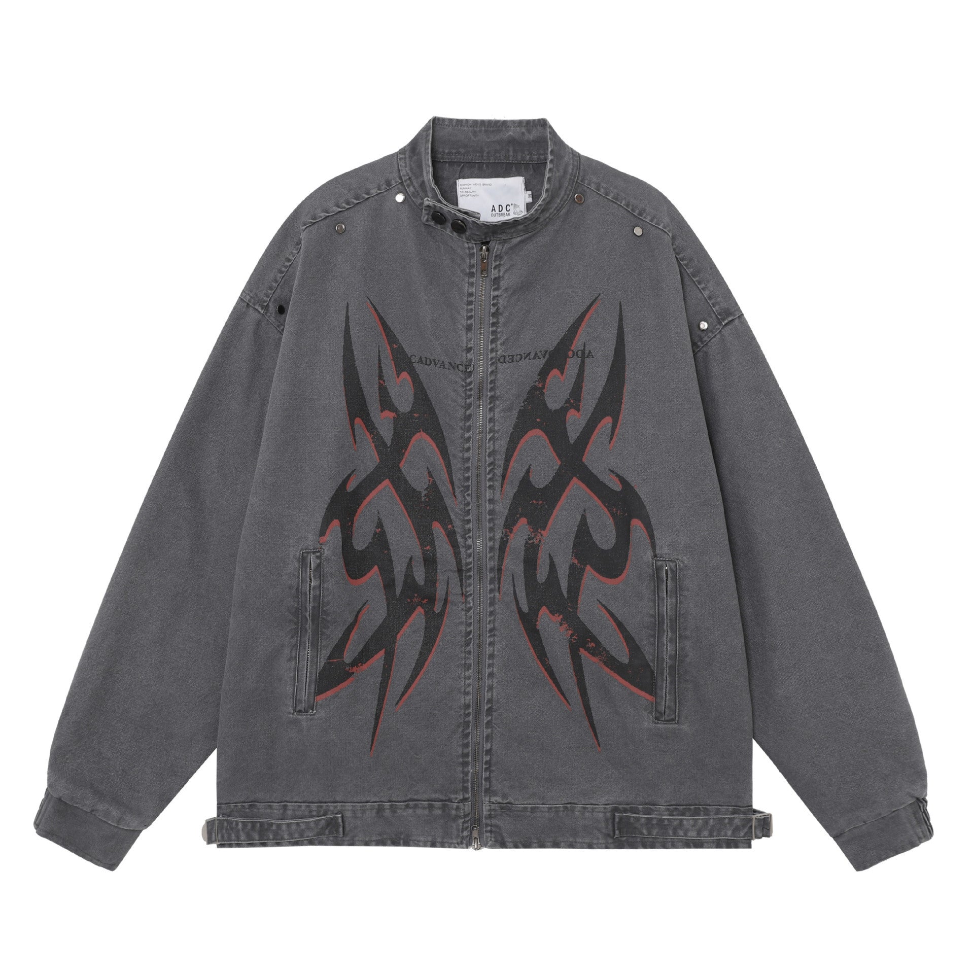 Men's Clothing Street High Street Printed Jacket Coat