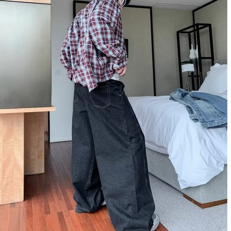 Pantalón Jean Baggy Lavado Oscuro