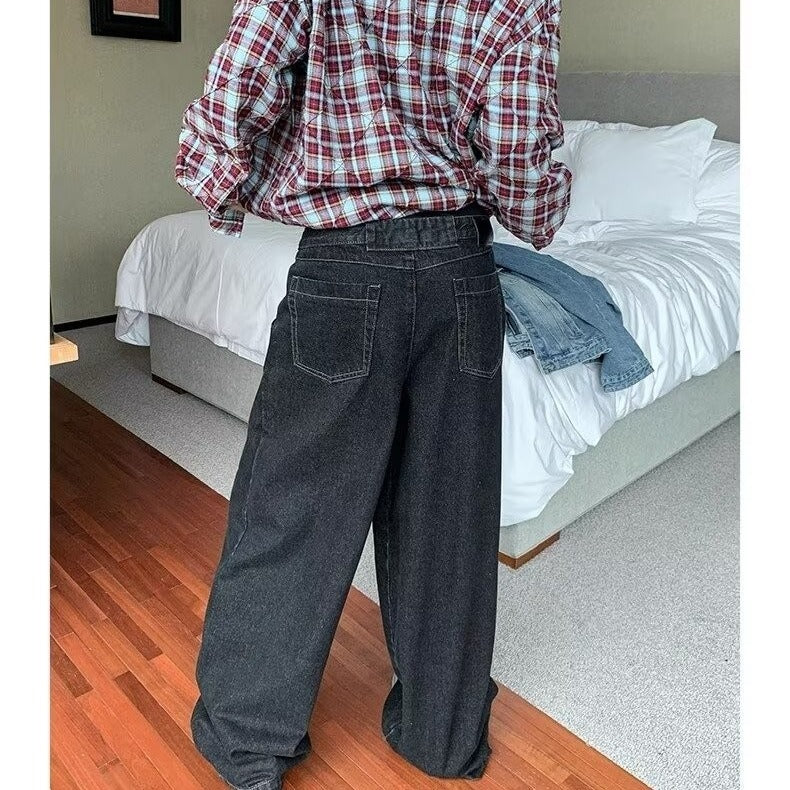 Pantalón Jean Baggy Lavado Oscuro