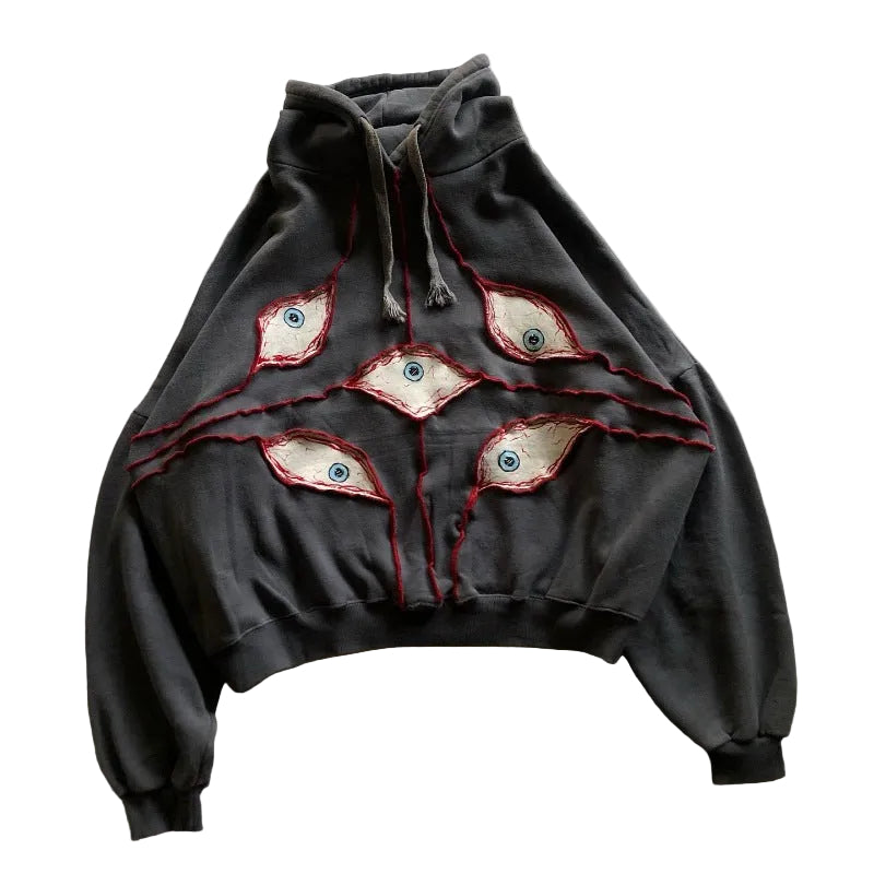 Sudadera Bordada Satoru Dark