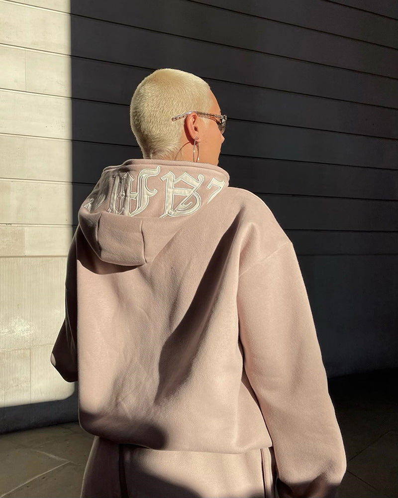 Sudadera Y2K Full Zip con Pedrería