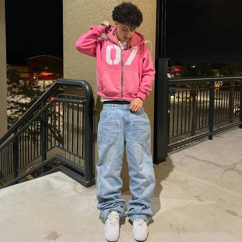 Floral Embroidered Straight Leg Jeans